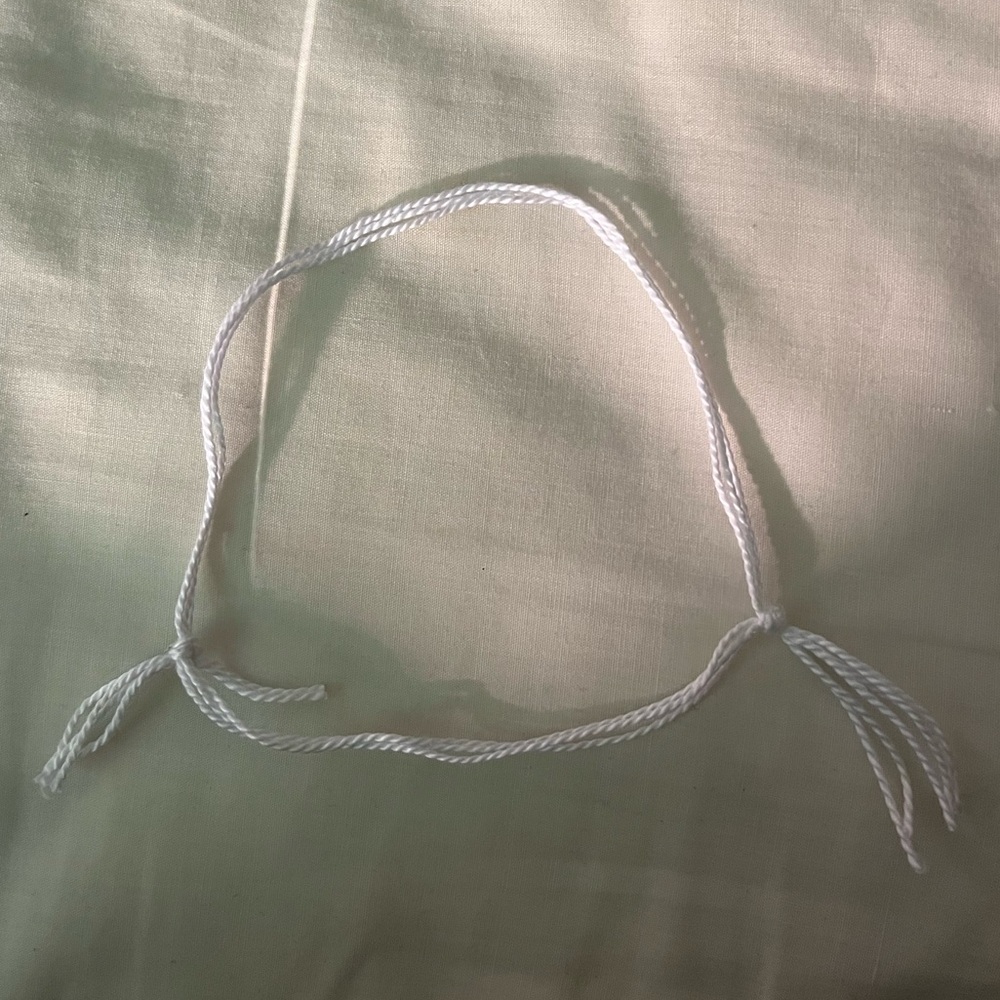 Solid White Bracelet - image 1